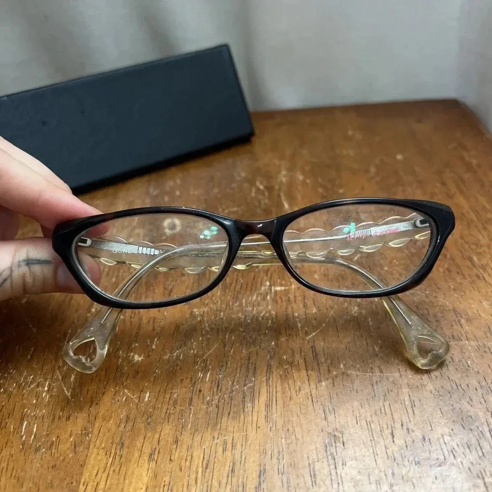 BETSEY JOHNSON WOMENS‎ EYEGLASSES Gone gingham BJ067 52-17-140 MM - Picture 12 of 12